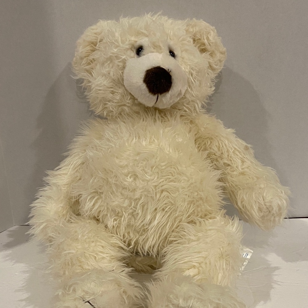 Build-A-Bear 25th Anniversary Shaggy Long Hair Polar Bear Plush XL